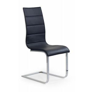 K104 krzesło czarny/biały ekoskóra (2p 4szt)