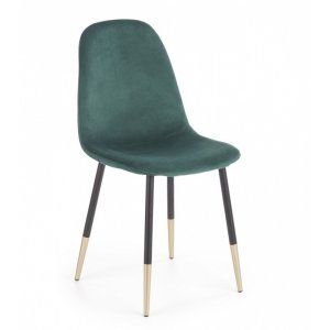 Krzesło K379 ciemny zielony