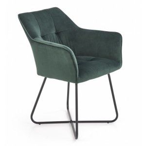 Krzesło K377 ciemny zielony