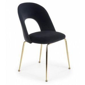 Krzesło K385 czarny / złoty