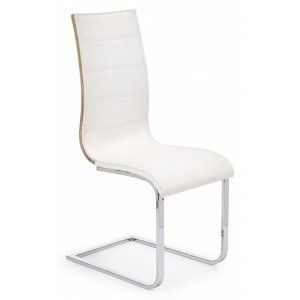 Krzesło K104 biały / sonoma