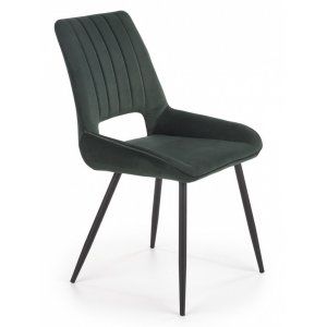 Krzesło K404 ciemny zielony