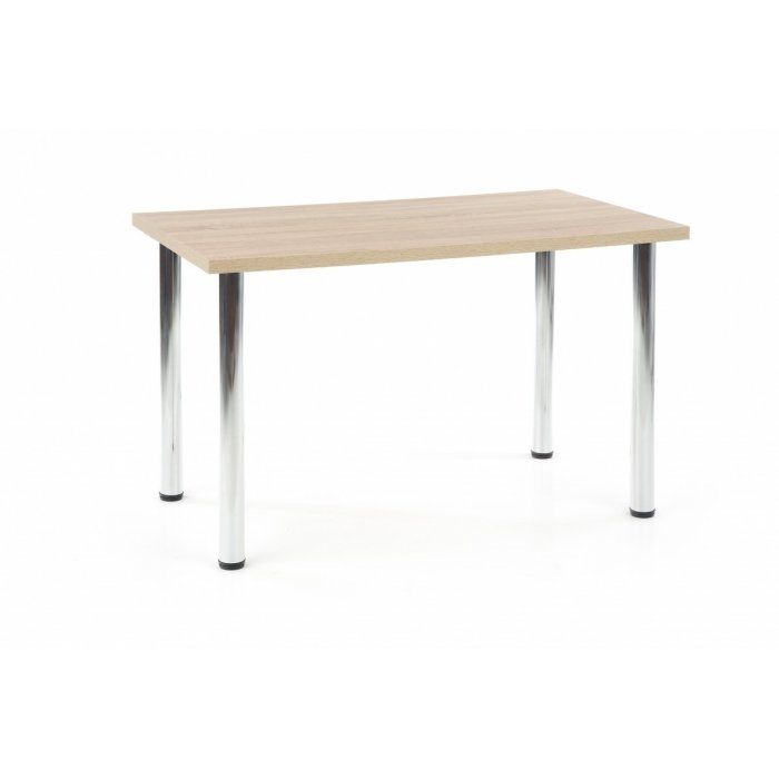 MODEX 120 stół kolor blat - dąb sonoma, nogi - chrom (2p 1szt)