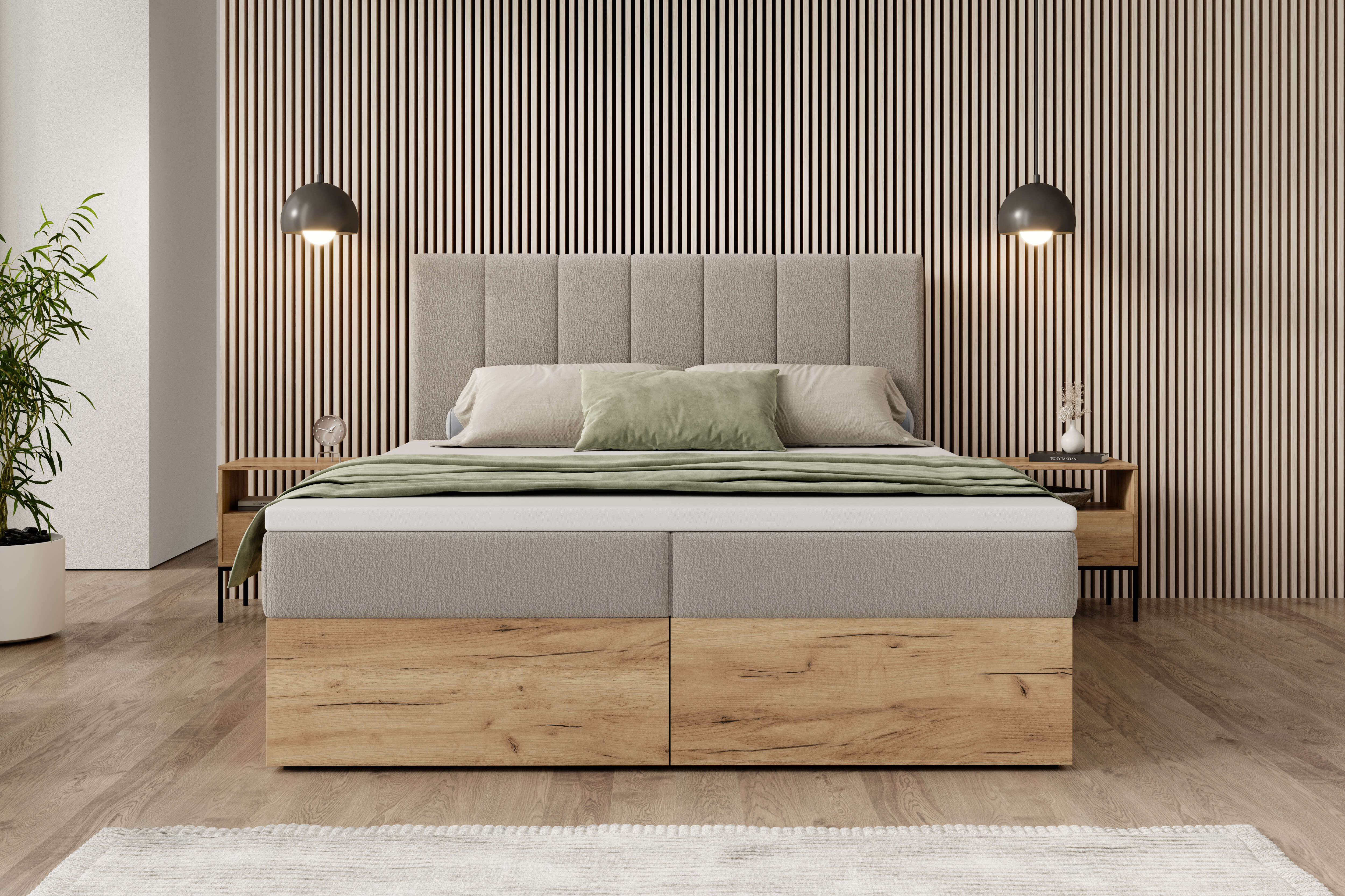 Łóżko Tres – minimalistyczna forma, maksymalna wygoda