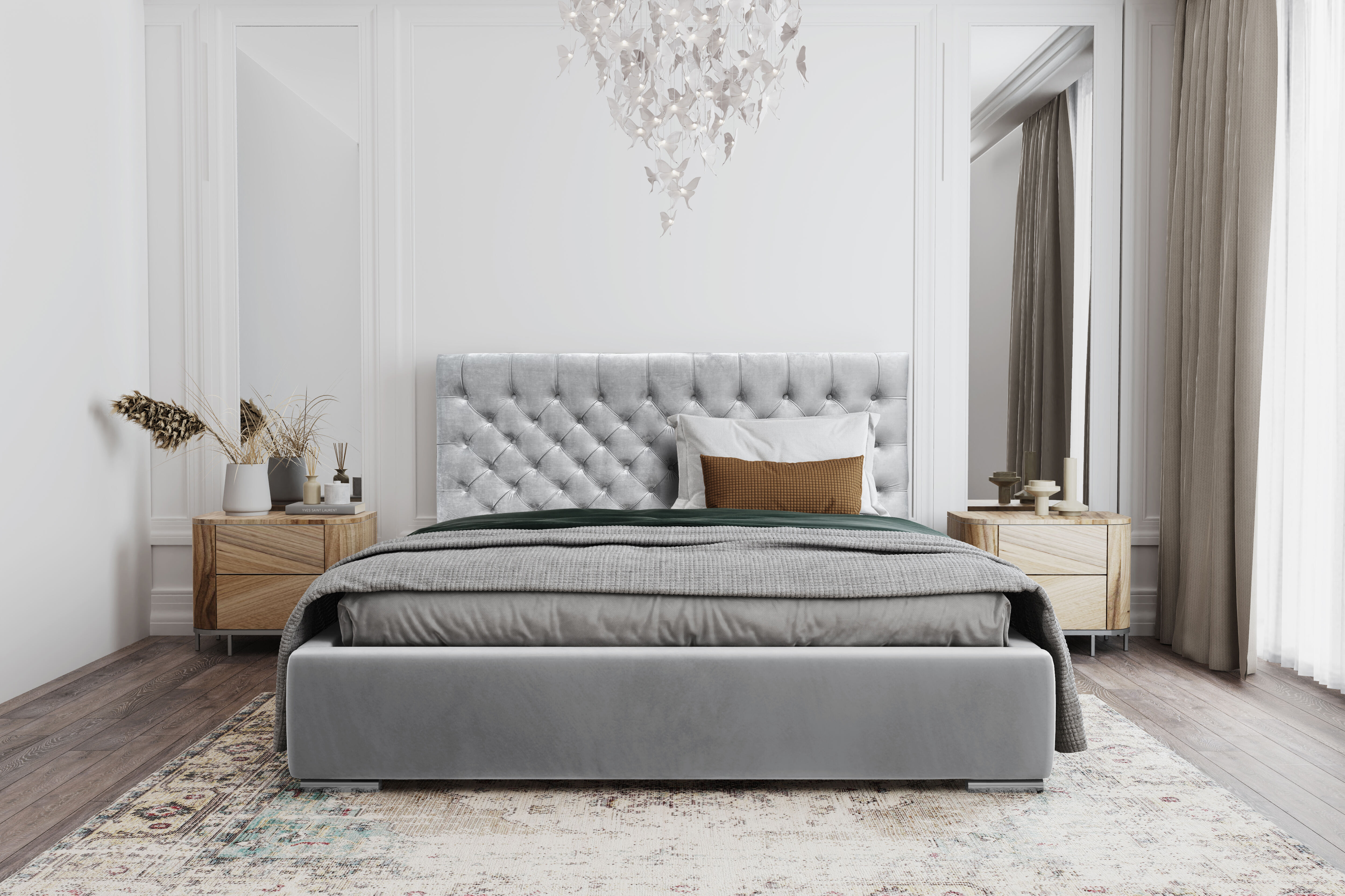 Łóżko Toria II – styl chesterfield w nowoczesnej odsłonie