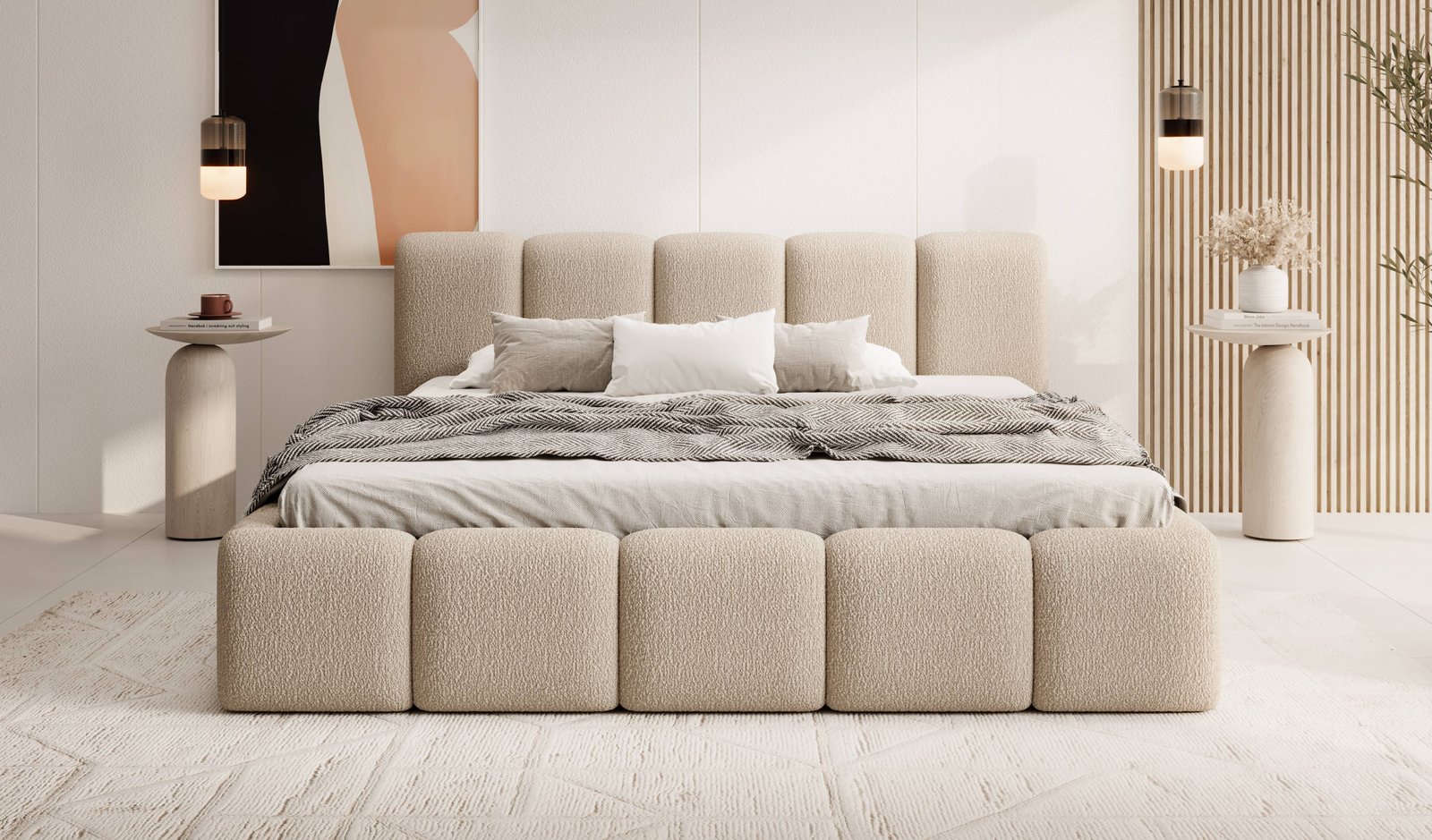 Łóżko Marco – miękka forma, codzienny komfort