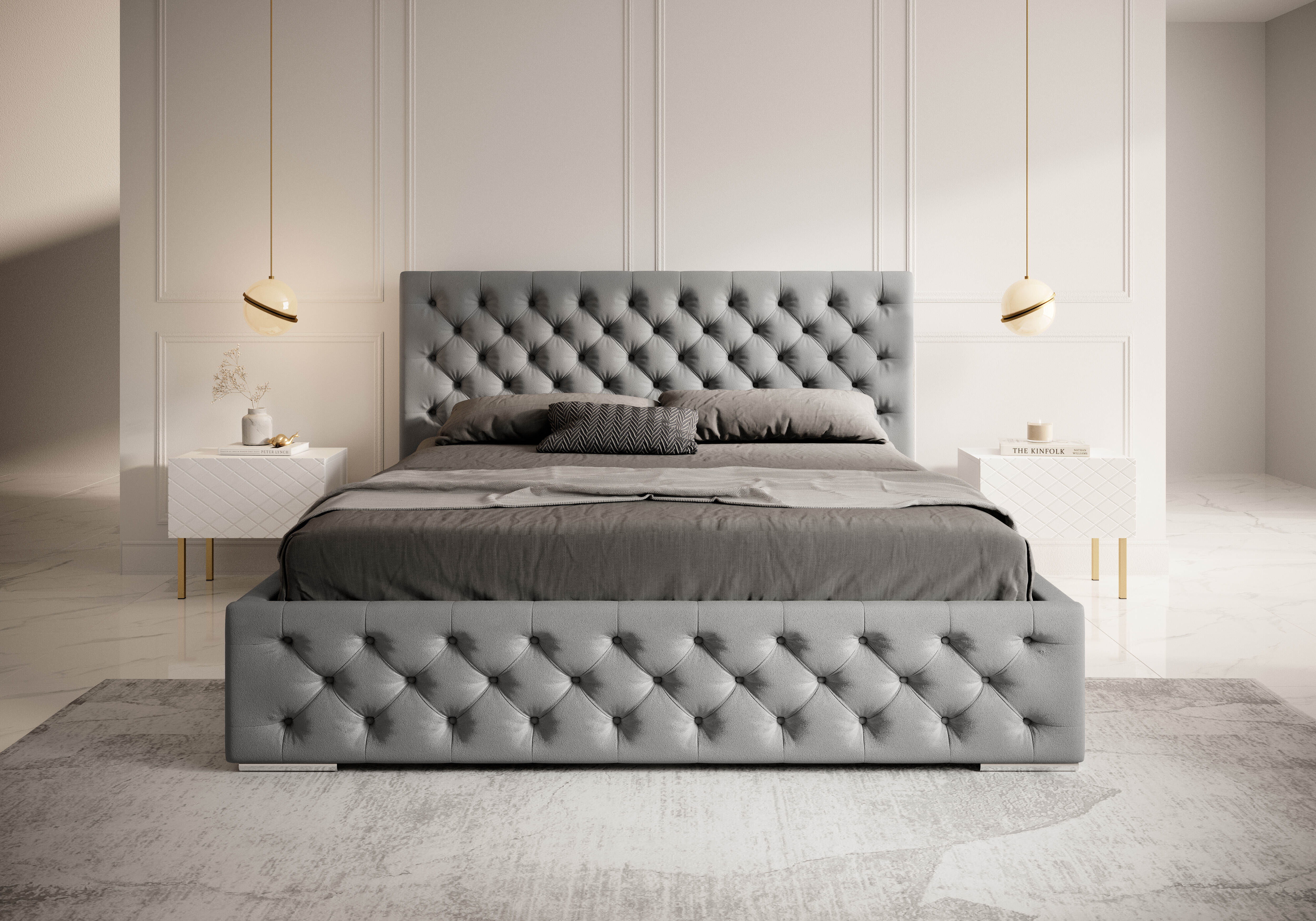 Łóżko Toria I – miękka forma i dopracowane detale