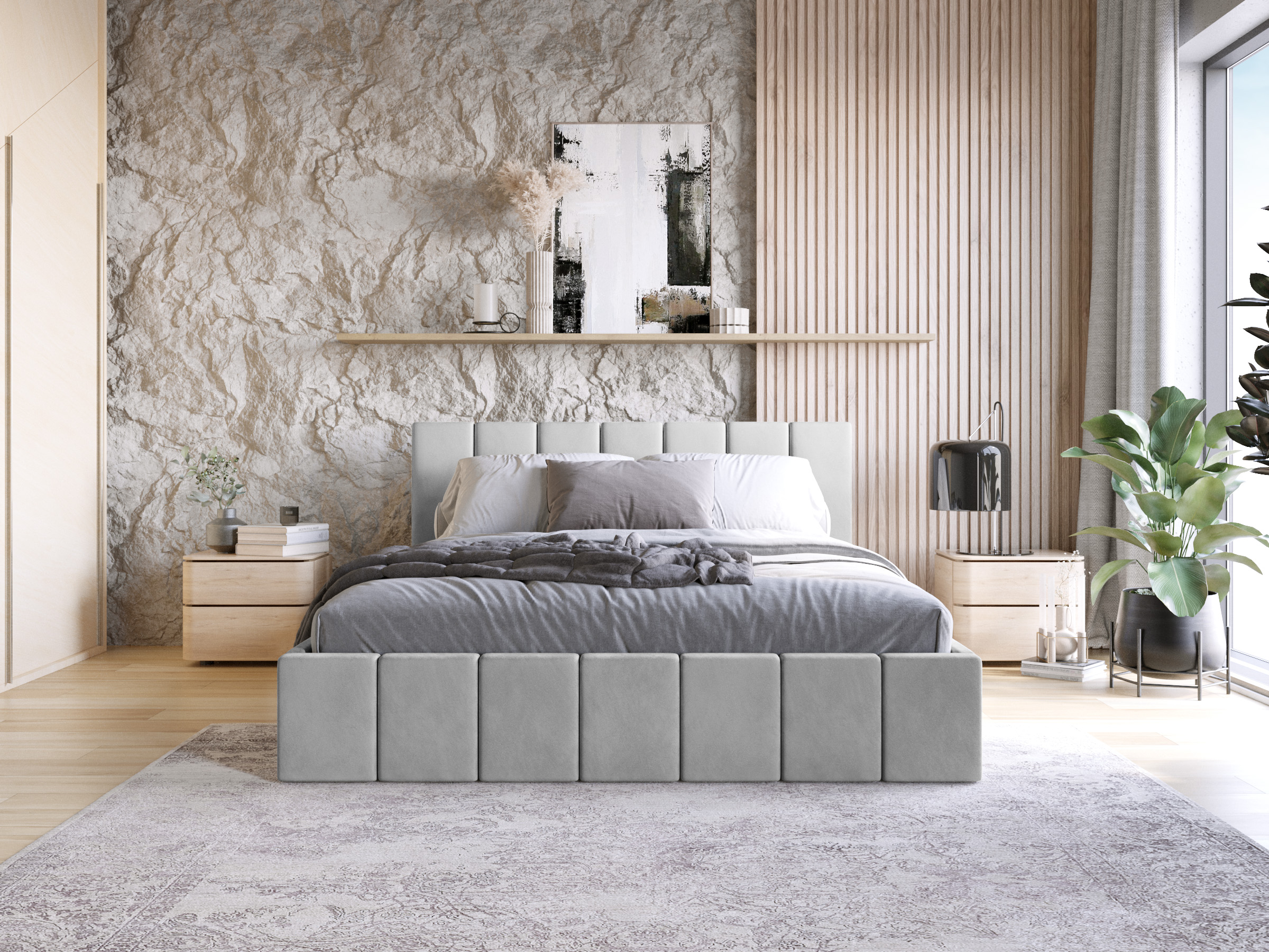Łóżko Sora – nowoczesna prostota i subtelna elegancja