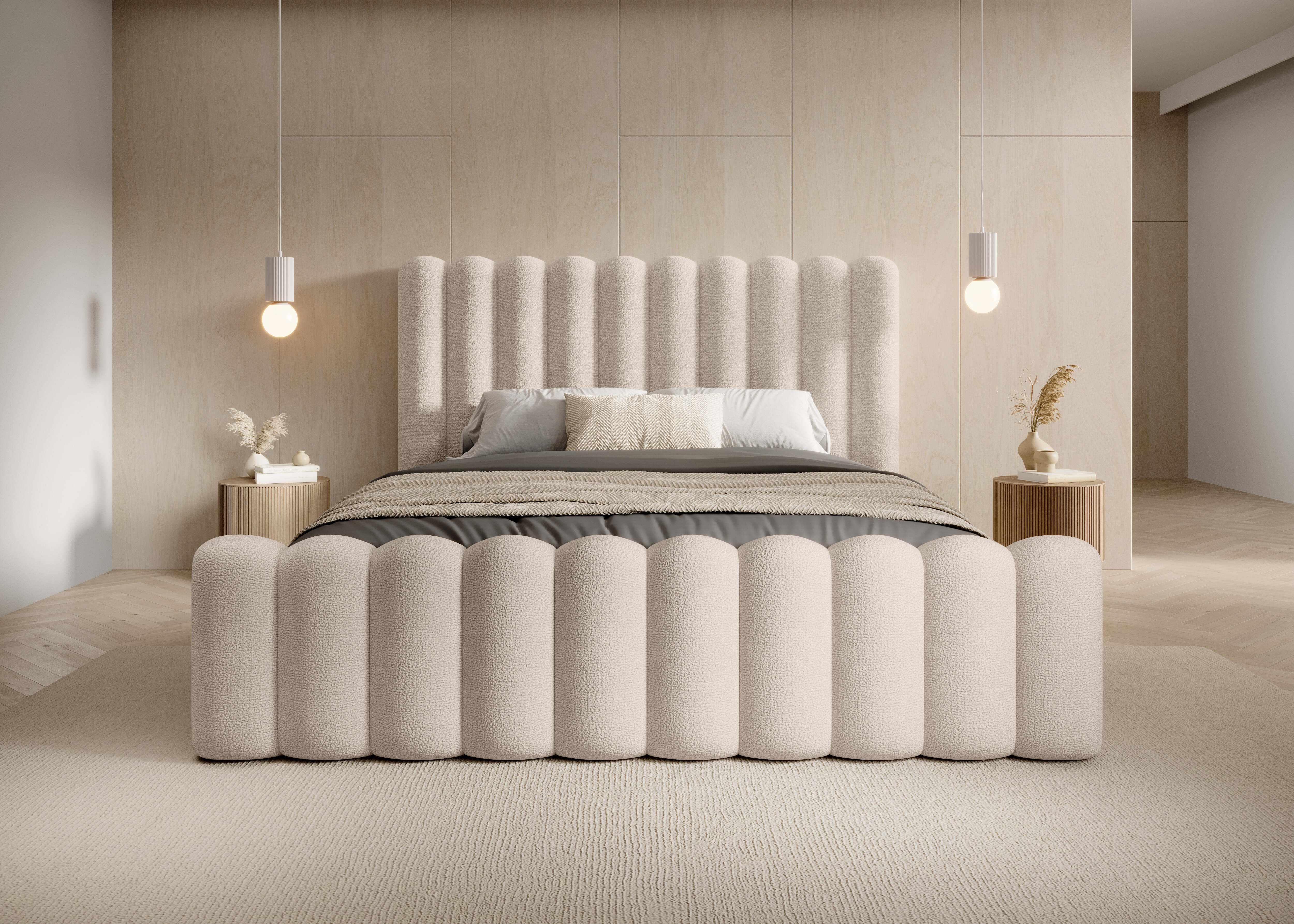 Łóżko Naya – nowoczesna bryła i wyjątkowa miękkość