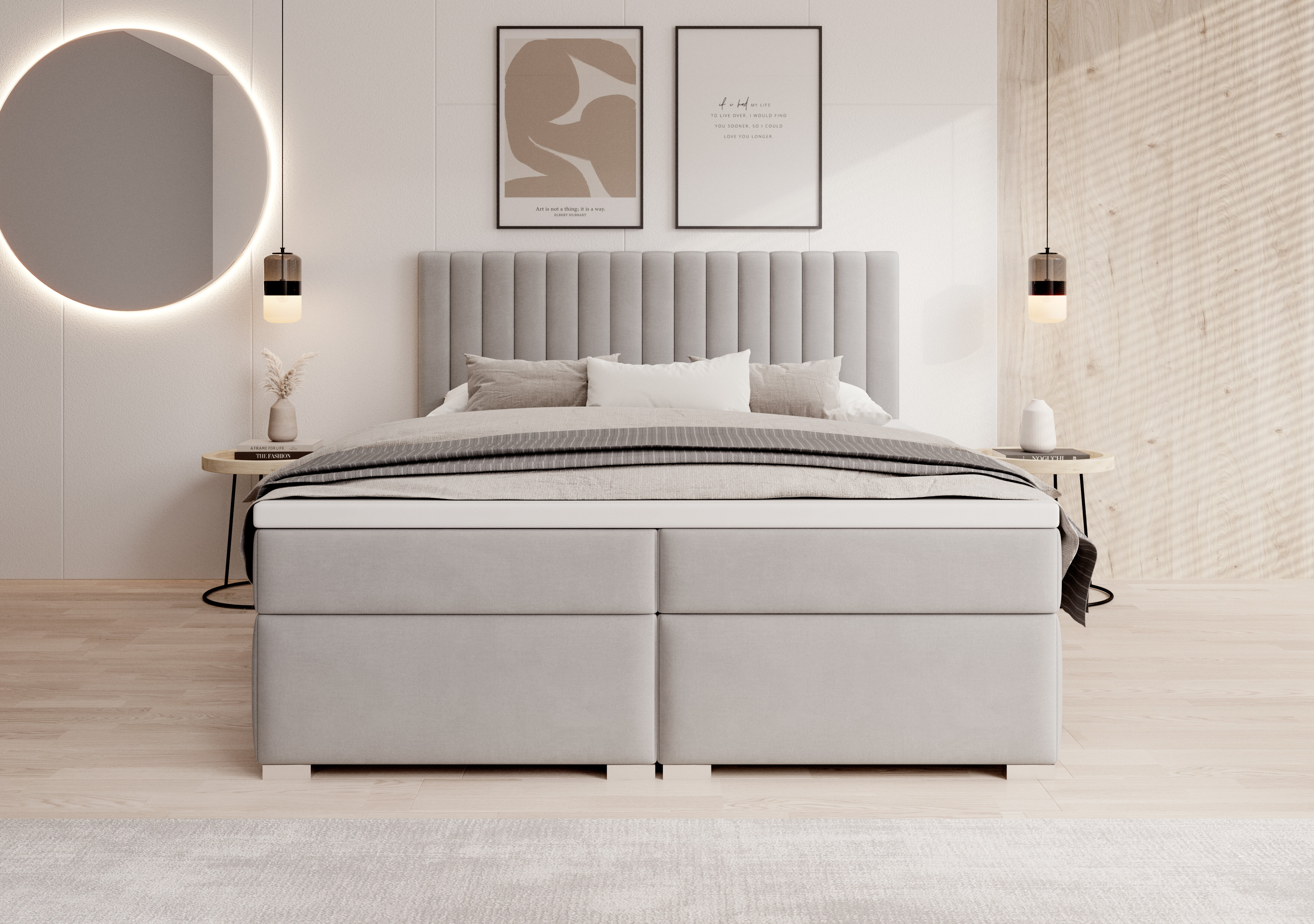 Łóżko Sela – harmonijna forma i komfort na lata