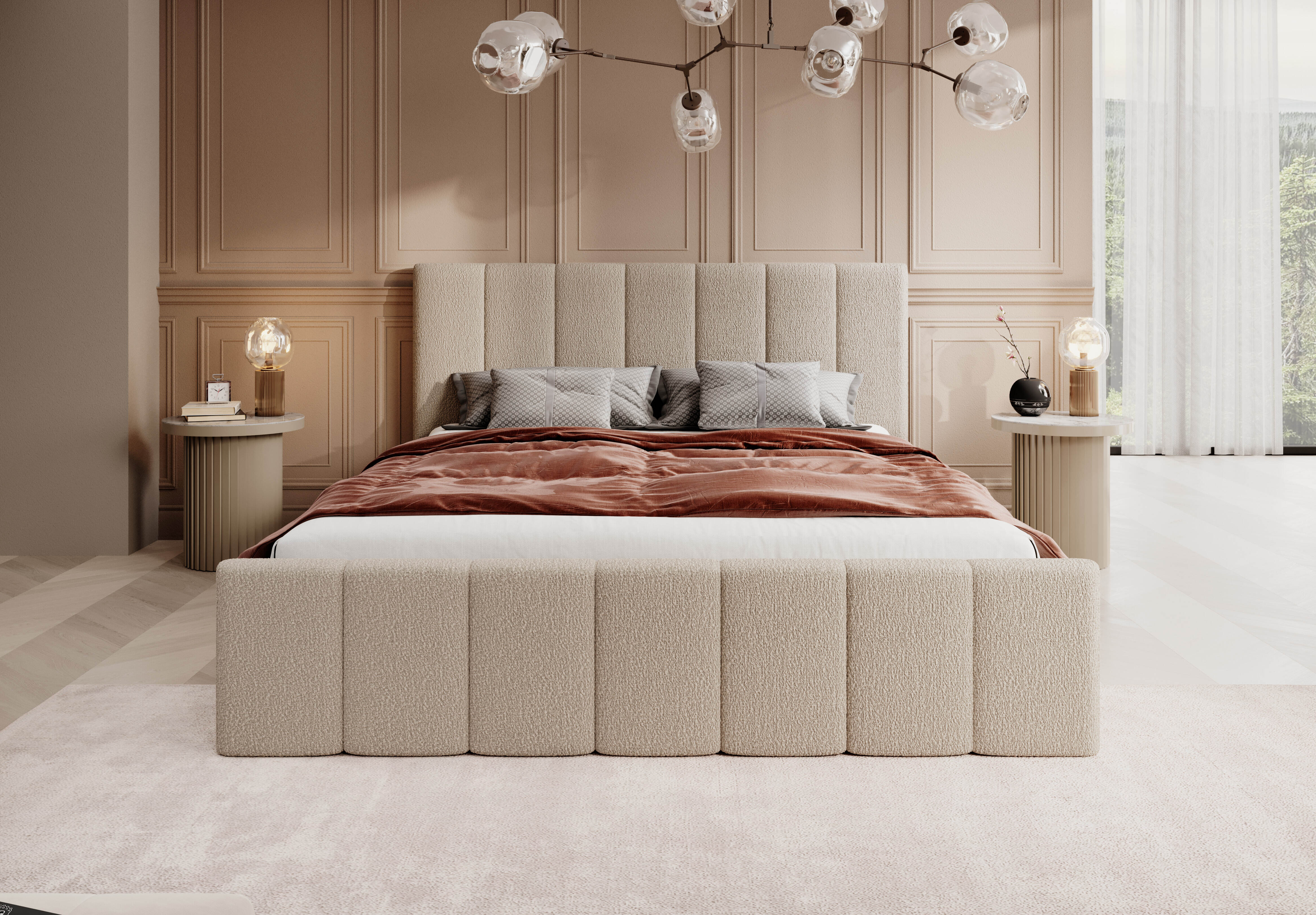 Łóżko Slim VIII – elegancja w lekkiej formie