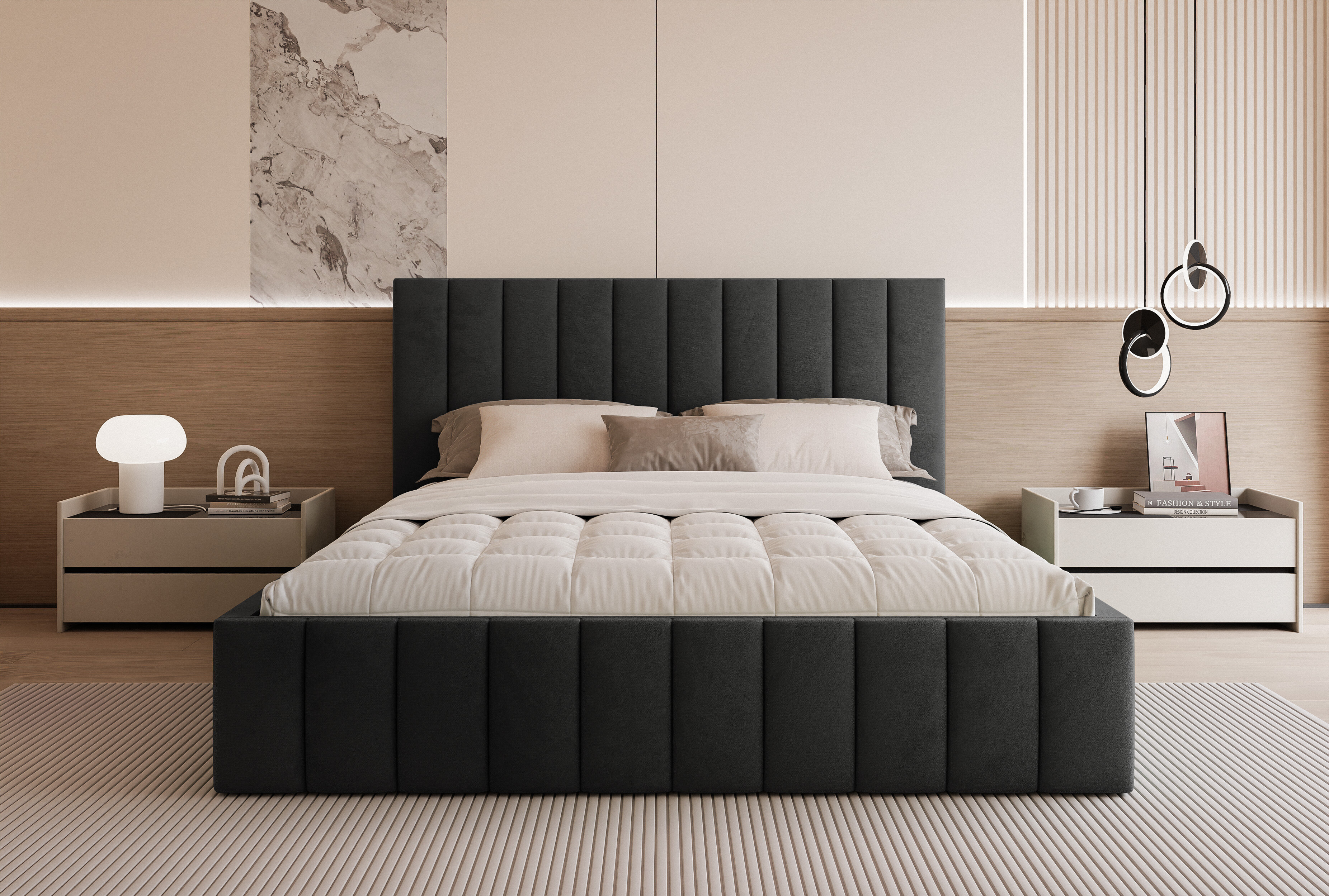 Łóżko Teya – nowoczesna elegancja i wyrazista forma