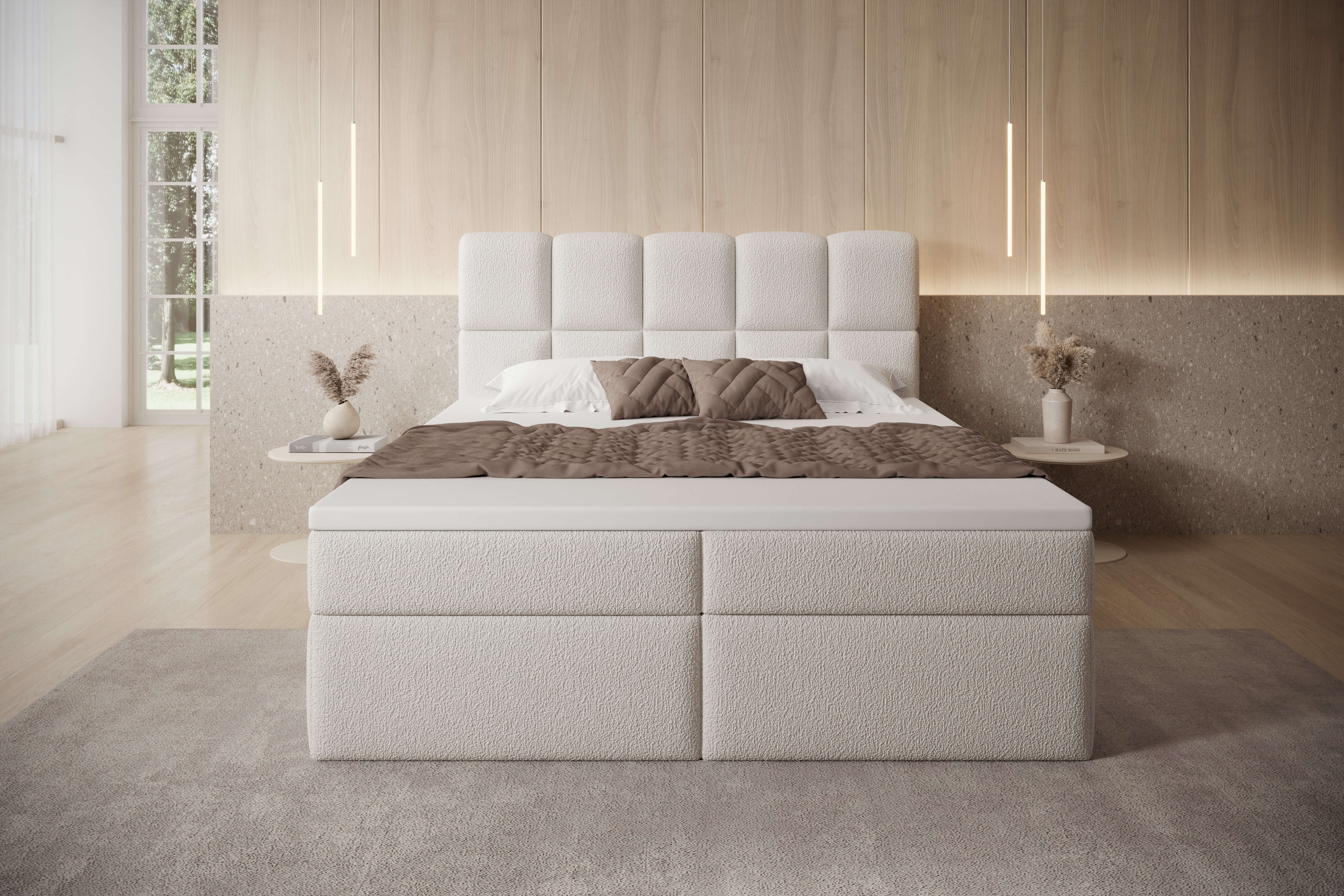 Łóżko Savio – elegancja kontynentalna i wysoki komfort snu