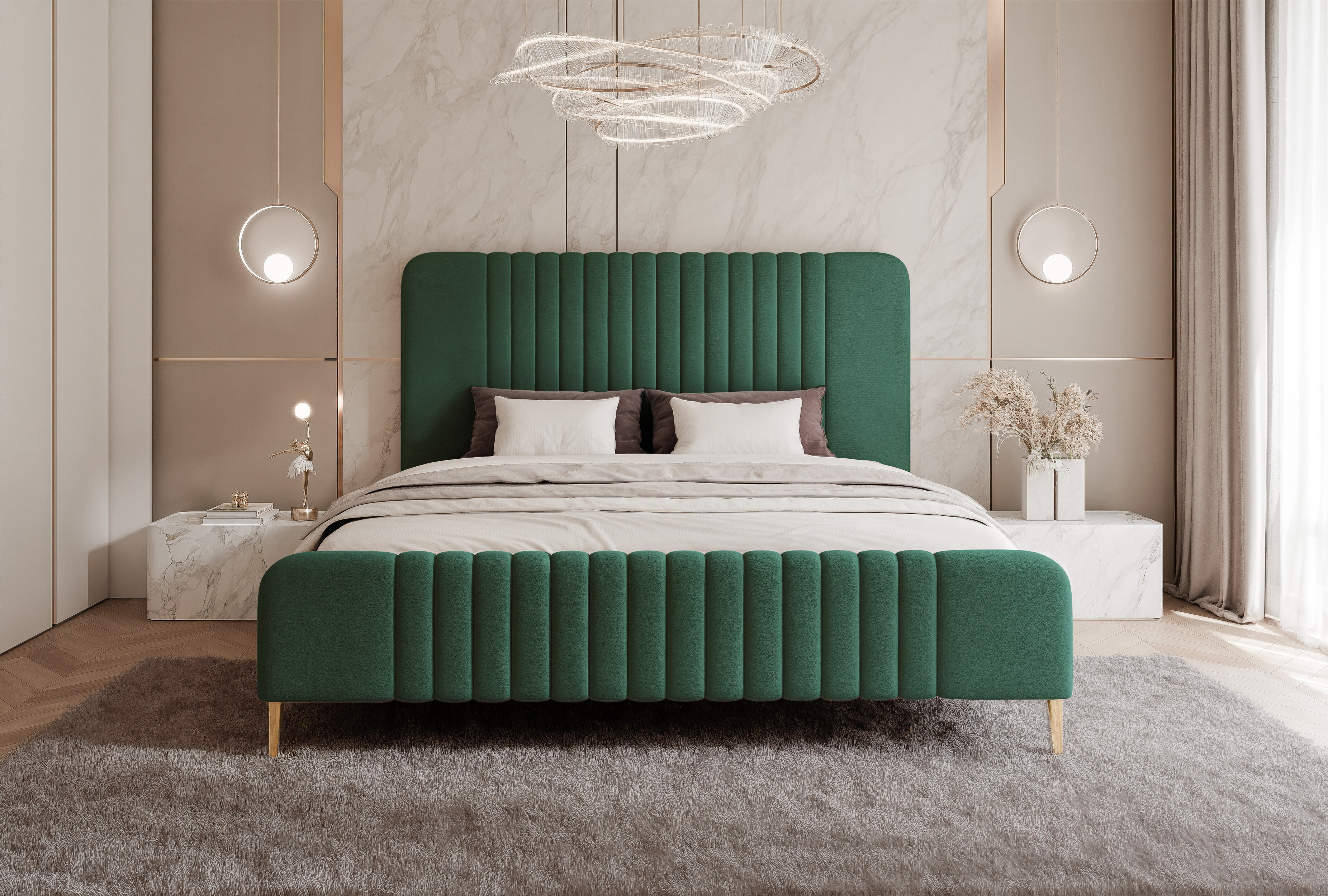 Łóżko Vela – nowoczesna lekkość i elegancka linia