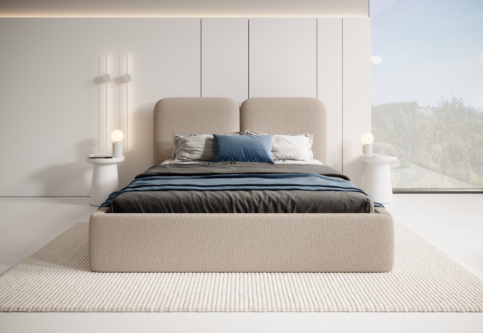 Łóżko Scandi – subtelny design w skandynawskim stylu
