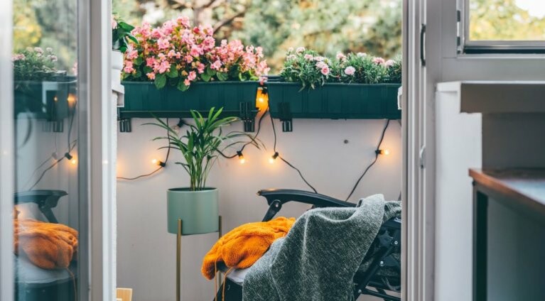 Jak urządzić przytulny balkon lub taras? Przygotuj je na wiosnę!