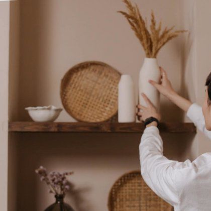 Wnętrze w stylu japandi